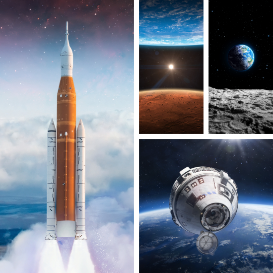 Spacecraft Experience Collage